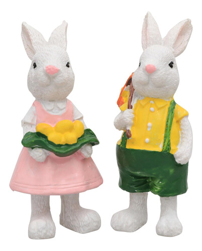 2 Piezas De Figuras De Conejo De Pascua, Regalos De Pascua,