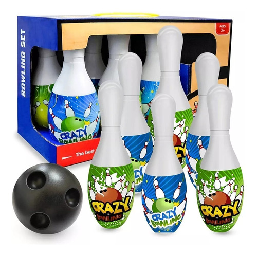Set De Bolos Bowling X6 Infantil