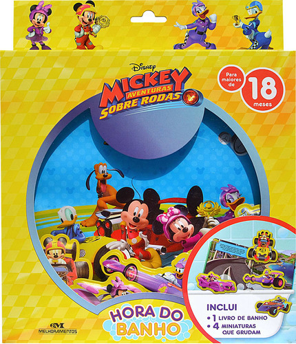 Mickey Aventura Sobre Rodas - Hora Do Banho: Hora Do Banho, De Disney. Série 1, Vol. 3. Editora Melhoramentos, Capa Mole, Edição 2 Em Português, 2019