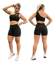 Comprar Conjunto Deportivo London En Lycra Suplex Short + Top Gym