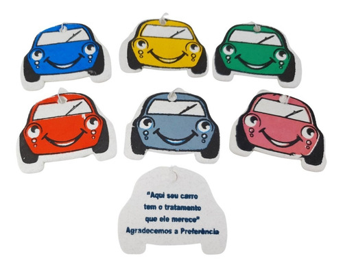 Kit Lixocar + Cheirinhos Para Lava Rapido Sache 100 Und