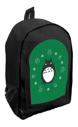 Mochila Negra Infantil Nena Nene Totoro Anime Tt18