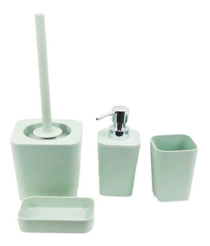 Imagem 2 de 4 de Kit Banheiro Com Acessórios 4 Peças