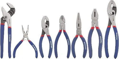 Juego De 7 Pinzas Workpro
