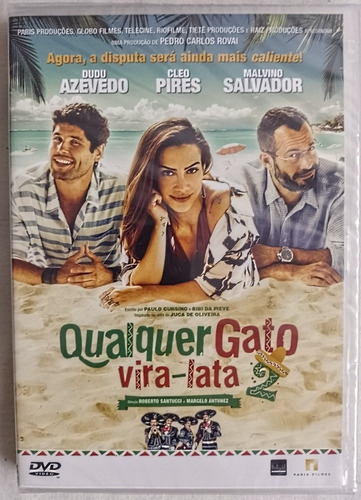 Dvd Qualquer Gato Vira-lata 2 Cleo Pires Novo Lacrado 