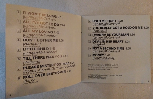 Cd With The Beatles (Usado)