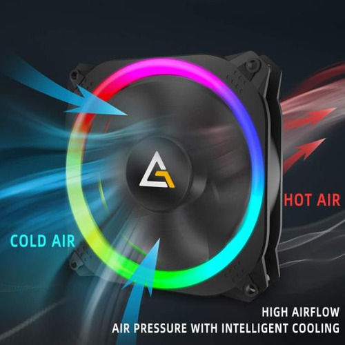 Ventilador Rgb Antec 140 Mm Con Iluminación Led