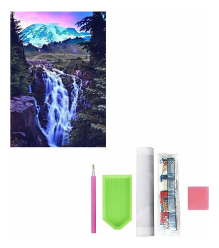 E Pintura De Diamantes Diy 30x40 - Cascada Cy-fj01252