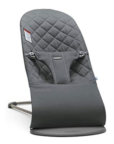 Babybjörn Bouncer Bliss, Quilted Cotton, Anthracite (006021u