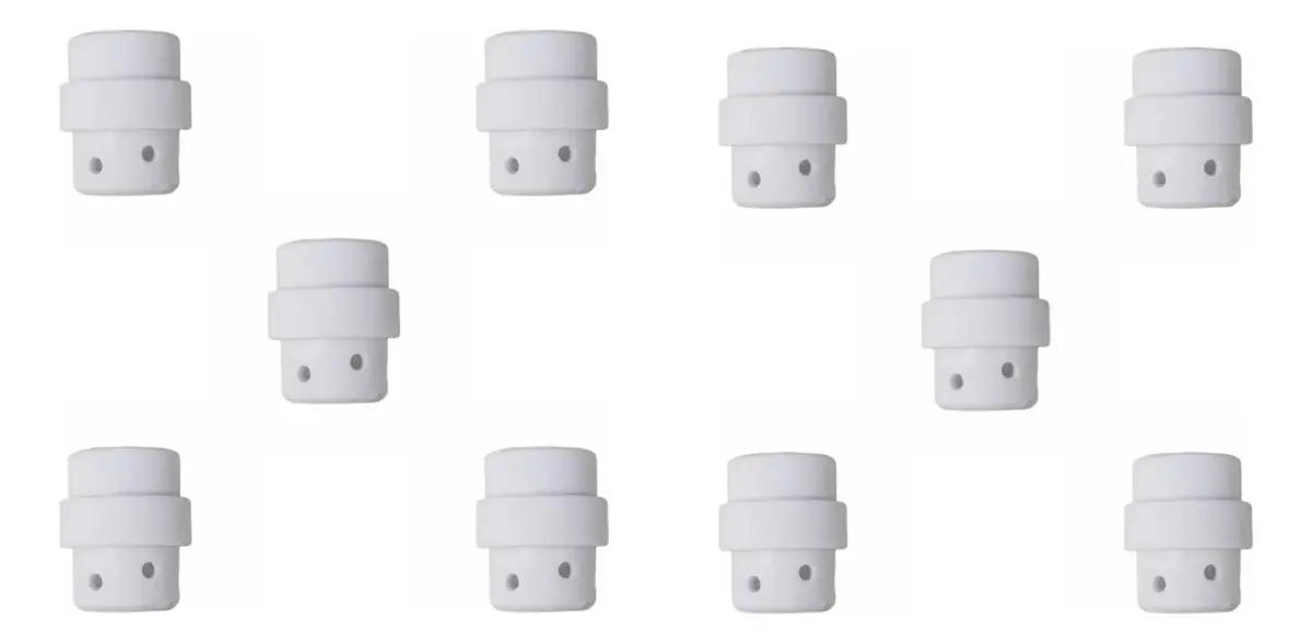 Kit 10 Difusor De Gás Cerâmico Tocha Mig Mb 24kd / Tbi 240 15ak