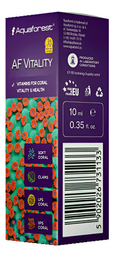 Aquaforest Vitality 10ml Suplemento Corales Color Vitalidad