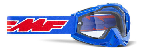 Fmf Powerbomb Enduro Goggle Rocket Blue - Clear Lens