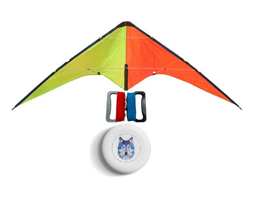 Combo Barrilete Acrobático Doble Sparrow 180 + Frisbee Pro