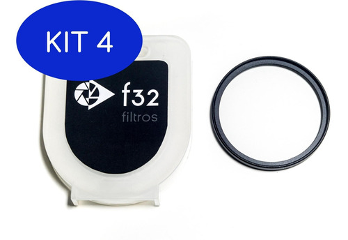 Kit 4 Filtro Fotográfico Uv Ultravioleta 77mm