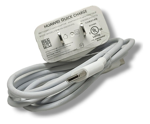 Cargador Huawei Quick Charger 2.0a Tipo C Carga Rápida 