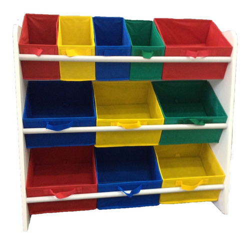 Organizador Porta Brinquedo Infantil Colorido Montessoriano