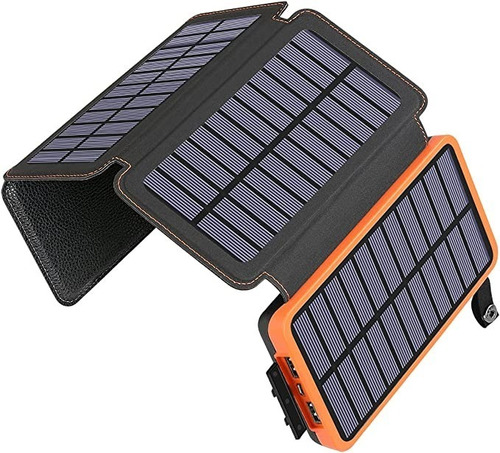 Cargador Solar 25000 Mah Portátil Imper Power Bank Bateria