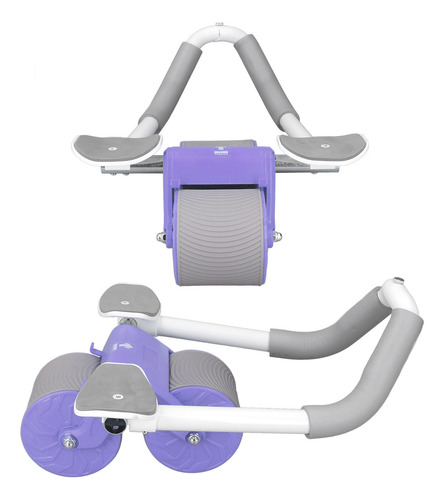 Rodillo De Ejercicio Con Rebote Automático, Volante Abdomina