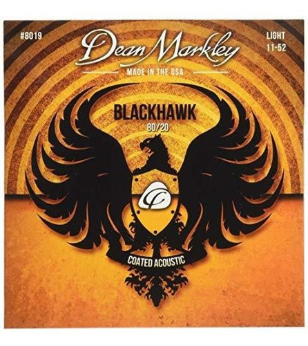 Dean Markley Blackhawk Recubierto 80 20 Guitarra