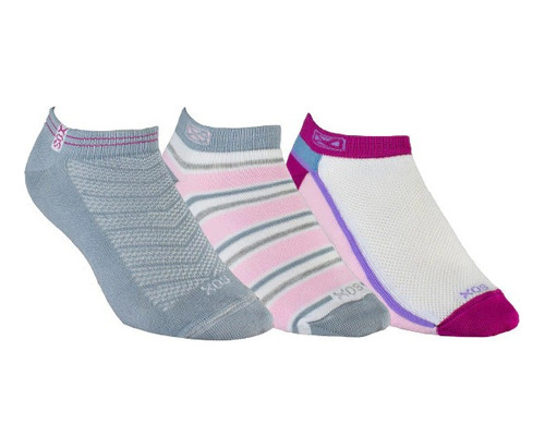 Pack X3 Medias Deportivas Sox Mujer Colores Running Gym 