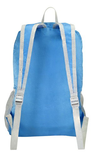 Mochila Spinit Flex 18 Litros Urbana Notebook Reflectivos Color Celeste Diseño De La Tela Liso