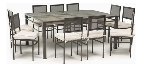 Comedor Franja De Piedra 10 Personas