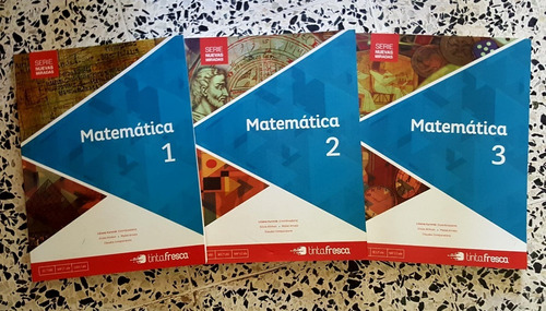 Matematica 1, 2 Y 3 Tinta Fresca Nuevas Miradas (pack Nuevo)