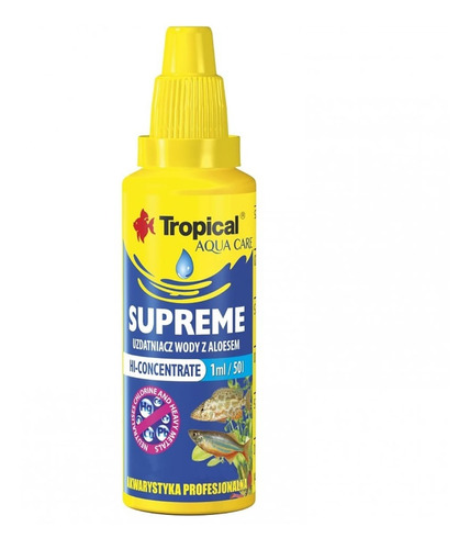 Tropical Supreme 50ml Condicionador De Água Trata 2500l