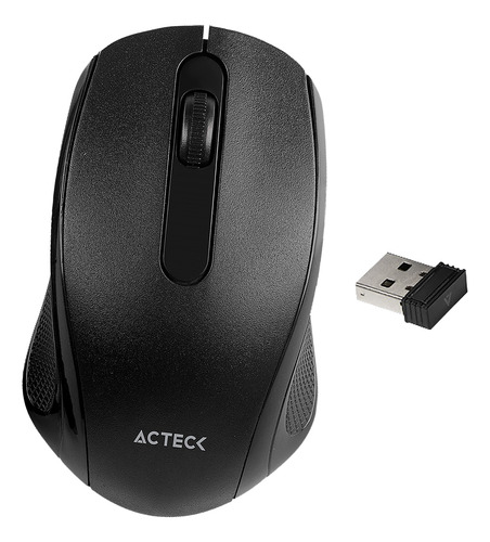 Mouse Acteck Mi240 1200dpi 2 Botones Inalambrico Usb 2.4 Ghz