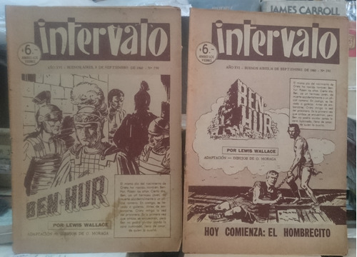 Revistas Intervalo Nro 790 A 799 (pack 10 Rev. Año 1960)