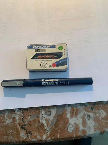 Bolígrafo Staedtler Marsmatic 700 Punta Tubular Y Repuesto.