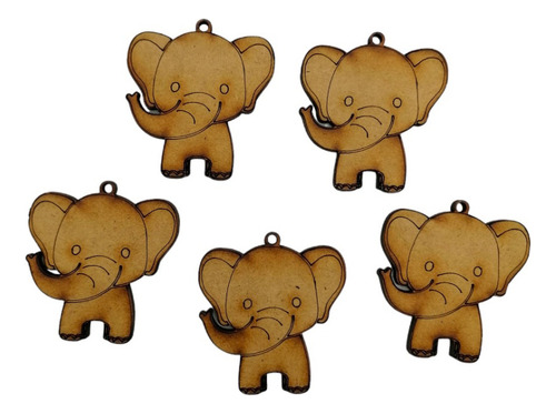 Silueta Elefante Mod2 Mdf 4.6cm Paquete 25 Piezas