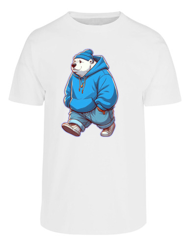 Playera De Hombre Oso Polar Urbano