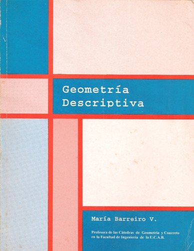 Libro Fisico Geometría Descriptiva / María Barreiro / 2001