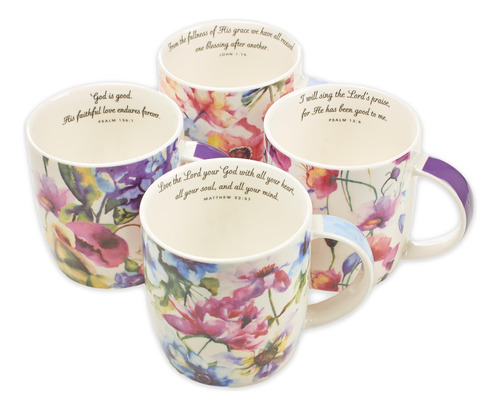 Semillas Del Amor Inspirational Tazas  set/4