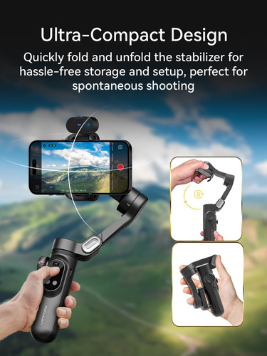 Gimbal Con Sensor Ai, Seguimiento De Movimiento, Soporte De