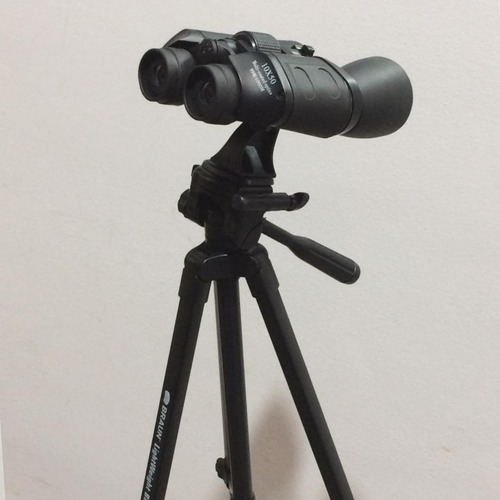 Imagen 8 de 9 de Kit Braun Binocular 10x50 Adaptador Tripode 145cm Funda