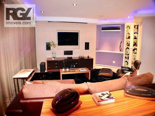 Imagem 12 de 19 de Cobertura Com 4 Dormitórios À Venda, 680 M² Por R$ 7.450.000,00 - Ponta Da Praia - Santos/sp - Co0218