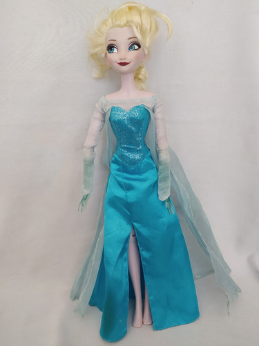 Muñeca  Elsa Frozen 40 Cm  Cantarina Disney 02
