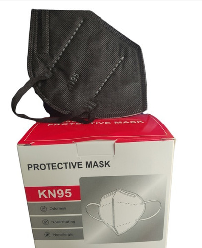 Mascarilla Desechables Kn95 Negra X 20unidad