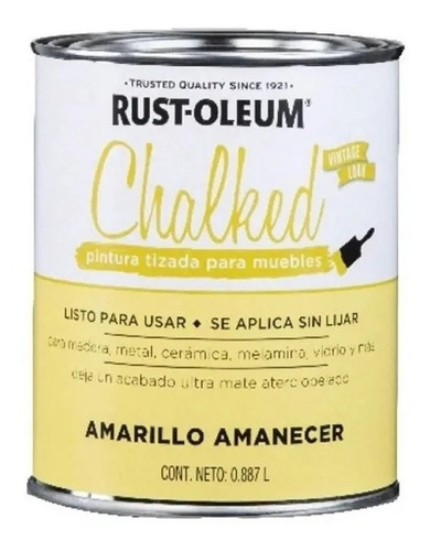 Rust Oleum Chalked Tizada Vintage Ultra Mate 0.88 Colores