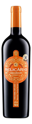 Vinho Tinto Seco Relicario Casa Geraldo Marselan E Touriga R