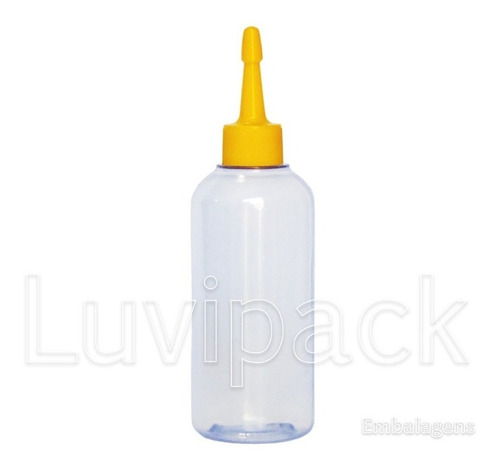 Imagem 8 de 10 de 50 Frascos 100 Ml Para Tinta Com Bico Aplicador