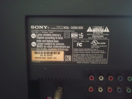 Imagen 3 de 3 de Sony Bravia 32''