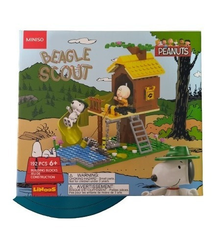 Armable Bloques De Construcción 192p Peanuts Beagle Scout