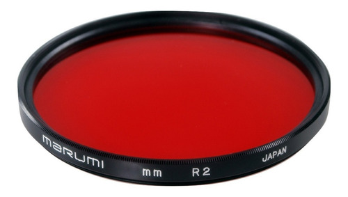 Imagen 1 de 8 de Filtro Marumi Rojo R2 Red Corrector P/ Blanco Y Negro Ø 62mm