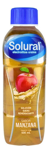 Bebida Con Electrolitos Solural Sabor Manzana 500ml