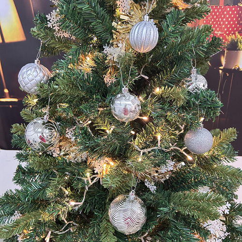 84 Esferas De Navidad Decorativas Adornos Bolas De Navidad