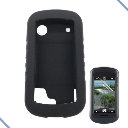 Capa De Silicone + Película P/ Gps Garmin Montana 600 - 680