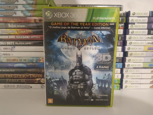 Jogo Batman Arkham Asylum Xbox 360 Original Envio Rápido!!! (Recondicionado)